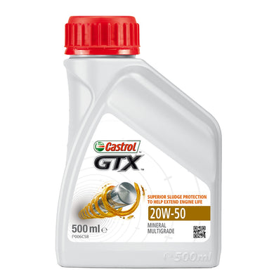 Castrol GTX 20W-50 Engine Oil (20 x 500ml) - SA Lube